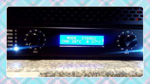 Hybrid B1200 MK 4 PROFESSIONAL Amplifier with LCD Display