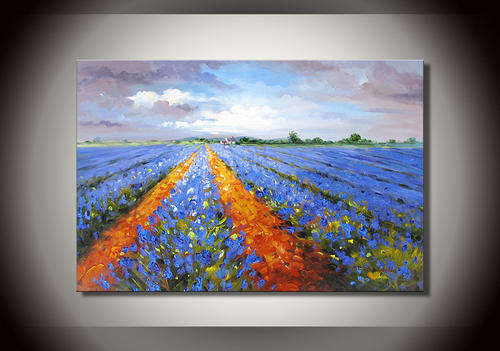 ORIGINAL MODERN LANDSCAPE ART ACRYLICS ON CANVAS 60 X 90 CM