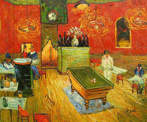 Van Gogh Repro Painting *The All-knight Cafe* Oil On Canvas 60 x 50 CM