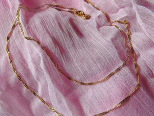 ***Genuine 9CT gold plain necklace***