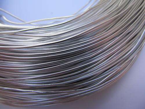 SILVER COLOURED SOFT WIRE 1METER