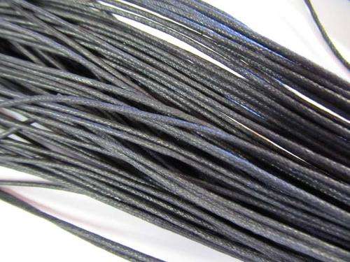 WAX CORD 4M, 2MM THICK, BLACK