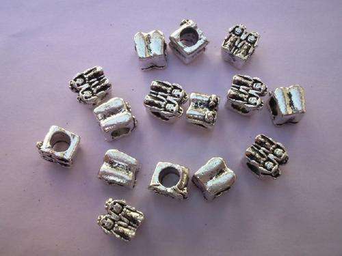 BIG HOLE SPACERS-COUPLE- 2PC-WILL FIT EUROPEAN BRACELET