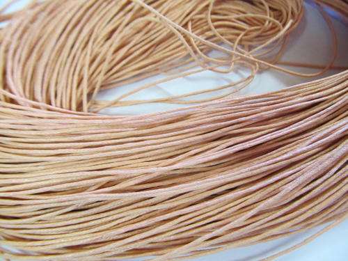 PEACHY PINK  WAX CORD-5METER