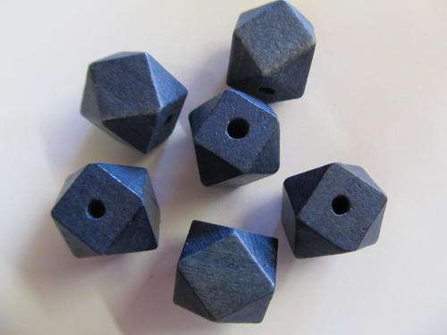 RECTANGLE WOODEN BEADS-6P-CHEAP COURIER DELIVERY