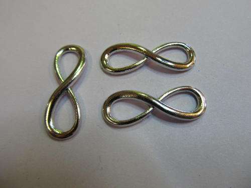 INFINITY SIGN BRACELET SLIDER-IDEAL FOR INFINITY BRACELETS -1PC-CHEAP COURIER DELIVERY