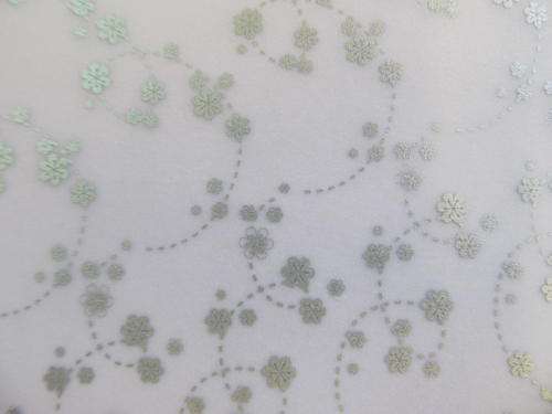 VELLUM 1PC SILVER FLOWER -CHEAP COURIER DELIVERY