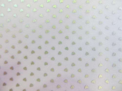 VELLUM 1PC SILVER HEART DESIGN -CHEAP COURIER DELIVERY