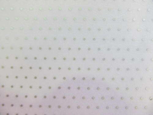 VELLUM 1PC SILVER POLKA DOT DESIGN -CHEAP COURIER DELIVERY