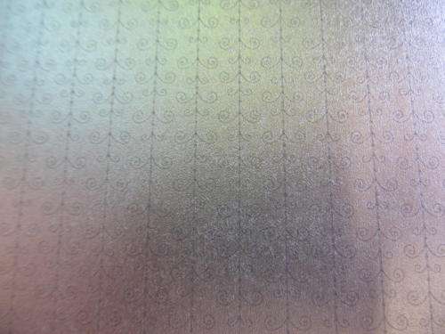 VELLUM 1PC SILVER SWIRL DESIGN -CHEAP COURIER DELIVERY