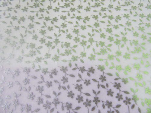 VELLUM 1PC SILVER FLOWER DESIGN -CHEAP COURIER DELIVERY
