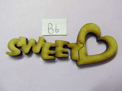 LASER BLANKS- SWEETHEART-1PC