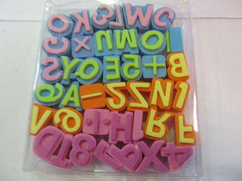FUN FOAM NUMBERS AND LETTERS SET STAMPS