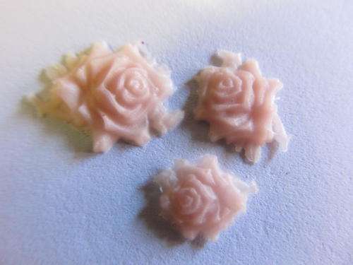 NUDE ROSE EMBELLISHMENTS-3PC