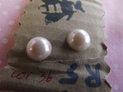 PINK PEARL EARRINGS