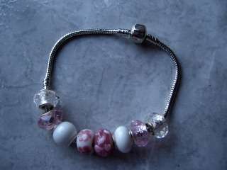 925 silver stamped pandora bracelet with 925silver stamped pandora beads