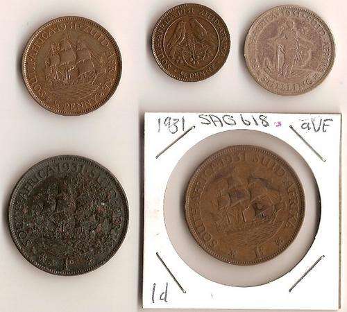 1931 SA Union partial set (catalogue value R780)  - R1 start
