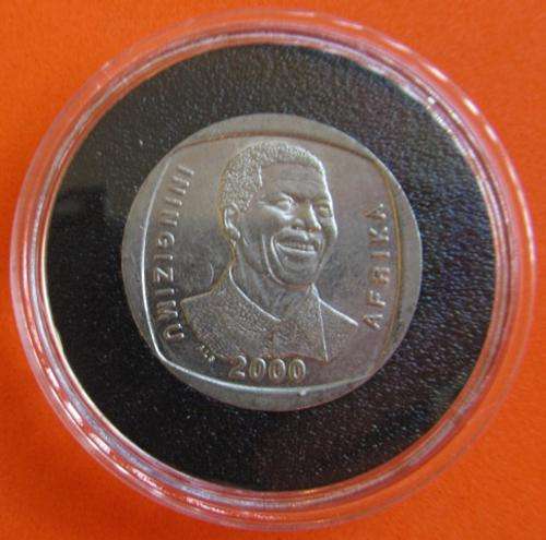 Capsulated Smiling Madiba Smiley Mandela R5 2000 Coins - GET THEM NOW!!!