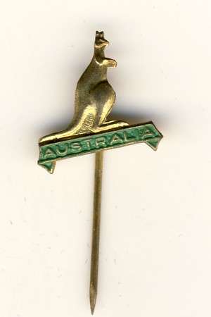 Old Australia Rugby Pin Badge Wallabies