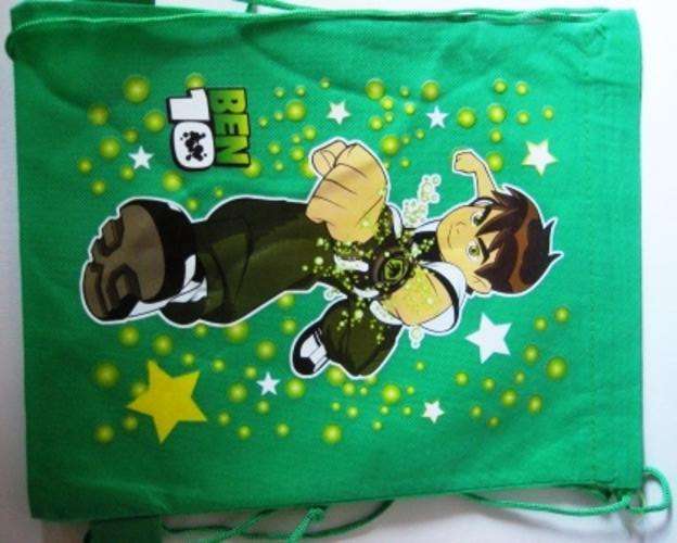 Ben 10 Ben10 Drawstring Beach Towel Bag, Pool Party Bag or Overnight Bag! Cool!