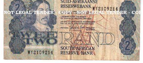 GPC DE KOCK R2 TWO RAND TWEE RAND JAN VAN RIEBEECK G BANKNOTE