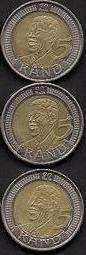 Mandela 90th Birthday R5 2008 Coins - Circulated