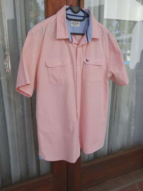 As new! OLD KHAKI casual men's shirt.Vintage style in size Large.Chest 117cm.Two front pockets