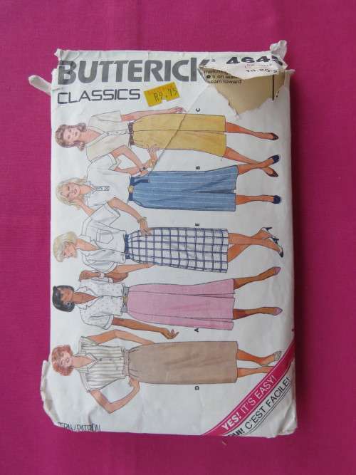 ``BUTTERICK` sewing pattern 4645 for skirt in sizes 18,20 and 22. Different Styles.