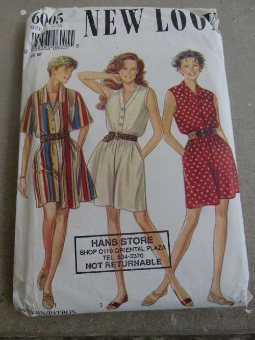 'NEW LOOK' pattern 6005 for jumpsuit in size 6-16.Good condition.