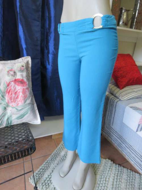 Cobalt blue chic pants by 'W.W.W' in size 34/10.In polyester/rayon fabric.Good condition.