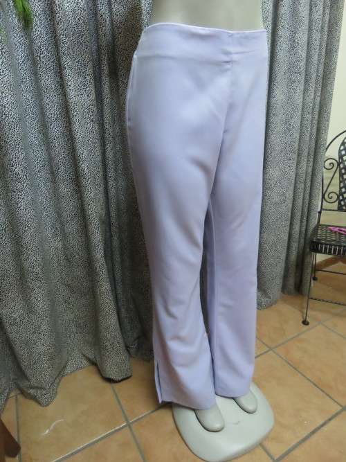 Lilac bandless pants by `BACK-UP CO-ORDINATES` in size 38/14.Bootleg style.As new.