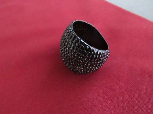 Unique bulky ring in antique silver colour.Size 9.New.