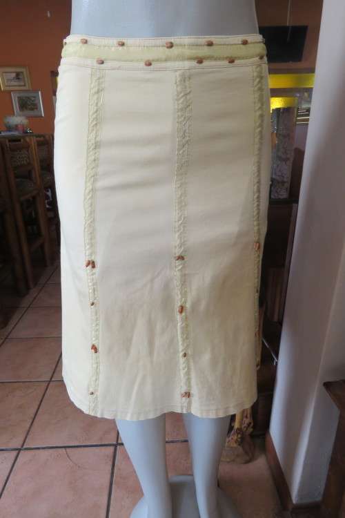 Vanilla A-Line Skirt by Shiromy, Size 30/6, Stretch Polycotton