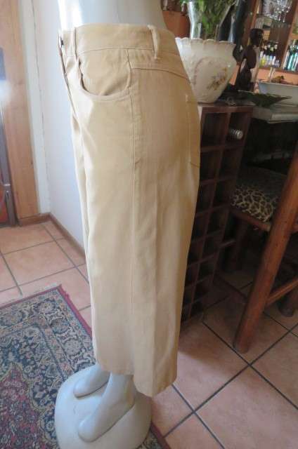 Casual caramel colour heavy stretch cotton pants size 32/8 by `Kelso`New condition.