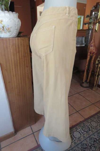 Casual caramel colour heavy stretch cotton pants size 32/8 by `Kelso`New condition.