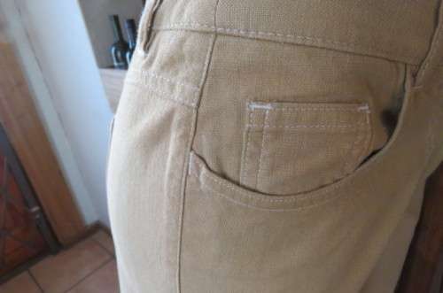 Casual caramel colour heavy stretch cotton pants size 32/8 by `Kelso`New condition.