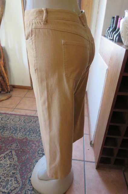 Casual caramel colour heavy stretch cotton pants size 32/8 by `Kelso`New condition.
