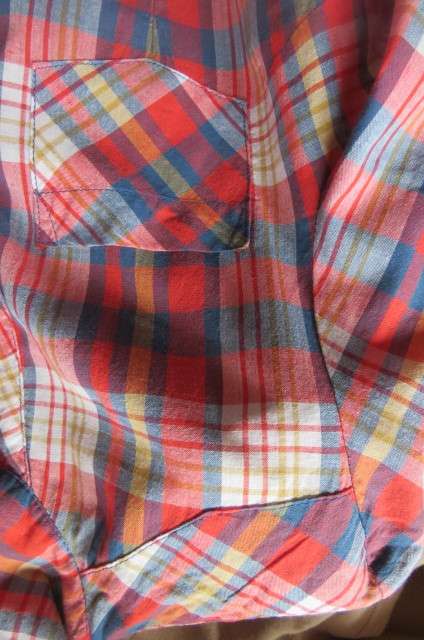 Casual long sleeve button down shirt by 'Love it' in size 42/18. V neckline and collar.