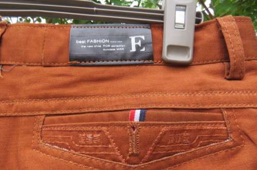 Brick brown men`s long casual pants by `Best Fashion` size 37. Pockets sides and back. Used once.
