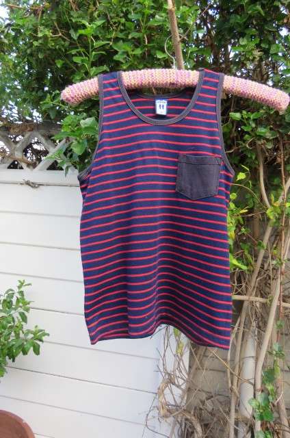 Set of 2 'Copter' T-shirts for 10 year old boy. One with short sleeve and other tank top.