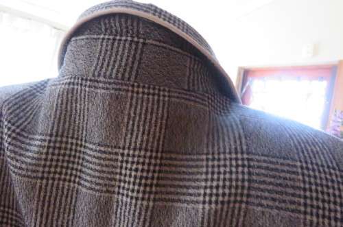 Top of the line vintage dress in black + white classic check pattern size 36/12 by 'Manhattan'.