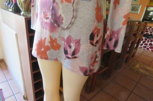 Smart bodycon mini dress with long sleeves size 34/10 by 'Image Smart'. In stretch jersey polyester.