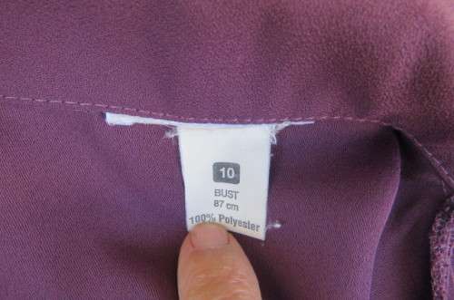 Smart long tailored mulberry colour short sleeve summer jacket size 34/10. In 100% polyester.