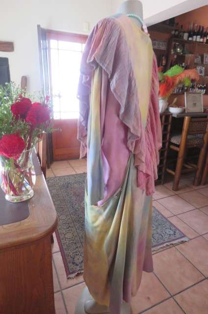 State of the art maxi dress by 'Novak'. In colour washed cotton fabric size up to size 42/18.