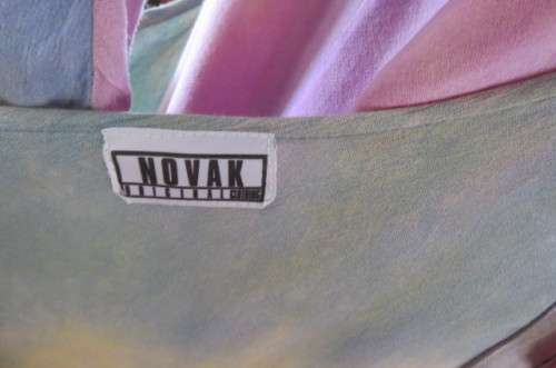 State of the art maxi dress by 'Novak'. In colour washed cotton fabric size up to size 42/18.