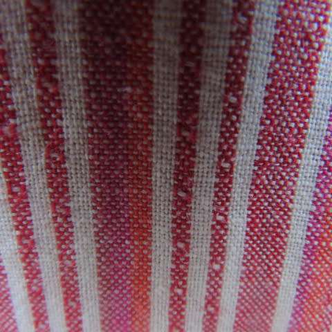 Superior linen/coton blend long sleeve top by NEXT size 32/8 small 34 in crimson,pink,white stripes.