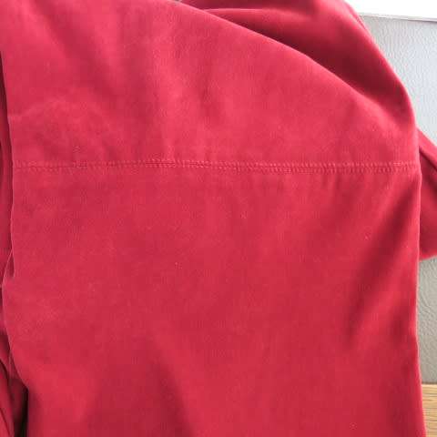 Fabulous maroon stretch polyester pants in size 46/22 by DONNA-CLAIRE.Back waist with elastic sides