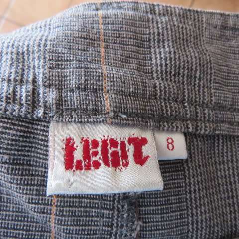 Totally on trend heavy cotton straight legged pants in black and white check. Size 32-8 by LEGIT.