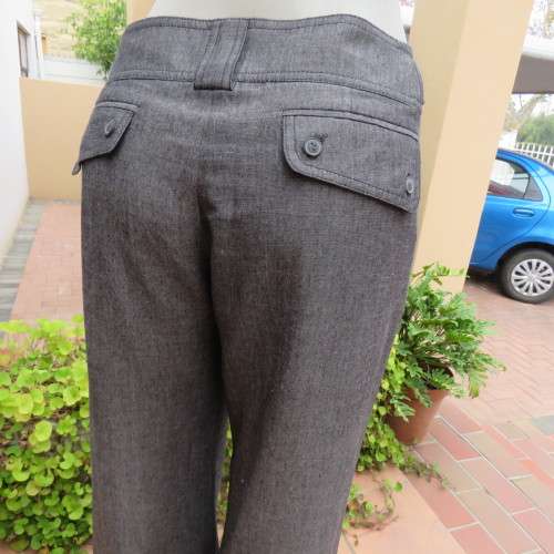 Desirable antique silver grey boot legged pants size 36/12 by 'Woolworths'. Perfect fit.