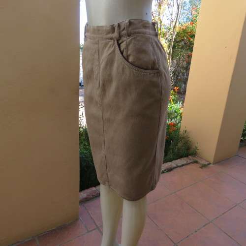 Totally of duty light brown 'Gerry Weber' Sport skirt. Pencil style size 34/10. Good condition.